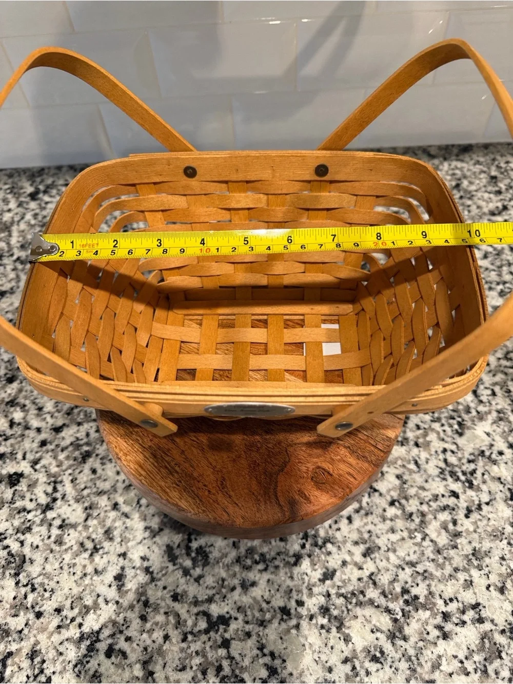 Longaberger Woven Memories Basket with Dual Handles